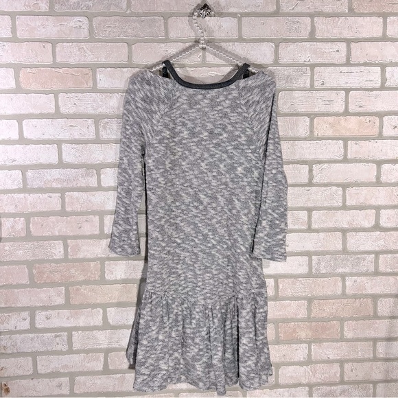 Anthropologie Saturday/Sunday Textured Anka Drop Waist Dress Size S - Picture 7 of 12